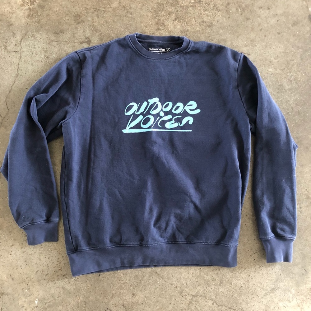 Outdoor voices crewneck sweatshirt